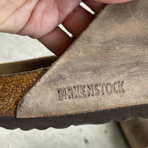 BIRKENSTOCK Arizona Brown Leather Soft Footbed in size 37 - Picture 4 of 12